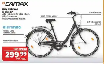 Marktkauf Camax city-fahrrad 26 oder 28'' Angebot