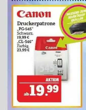 Marktkauf Canon druckerpatrone Angebot