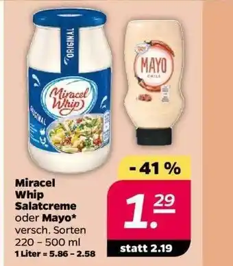 NETTO Miracel whip salatcreme oder mayo Angebot