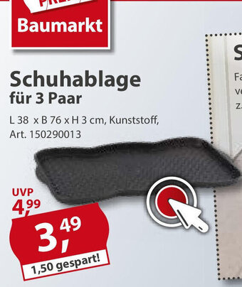 Sonderpreis Baumarkt Schuhablage fur 3 Paar Angebot