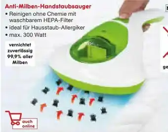 Netto Marken-Discount Anti-Milben-Handstaubsauger Angebot