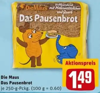 REWE City Die Maus Das Pausenbrot 250g Angebot