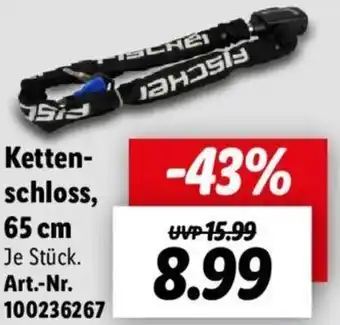 Lidl Fischer Kettenschloss, 65 cm Angebot