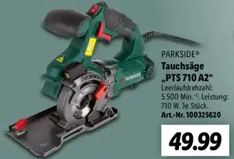 Lidl Parkside Tauchsäge ,,PTS 710 A2" Angebot