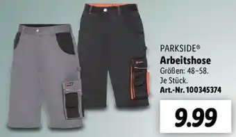 Lidl Parkside Arbeitshose Angebot