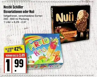 Edeka Nestlé schöller eisvariationen oder nuii Angebot