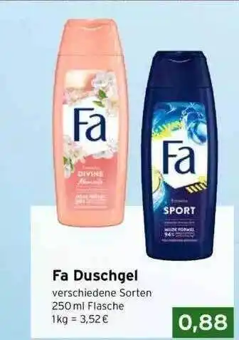 CAP Markt Fa duschgel Angebot