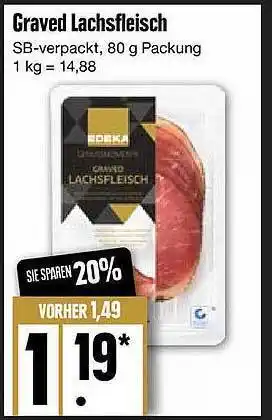 Edeka Edeka genussmomente graved lachsfleisch Angebot