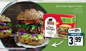 Edeka Block house veganer burger Angebot