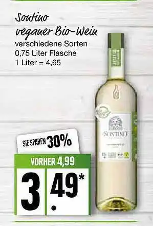 Edeka Sontino veganer bio-wein Angebot