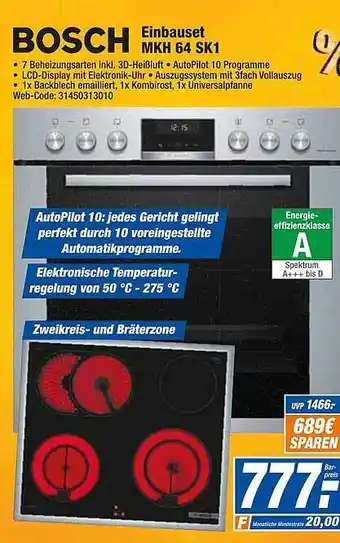 HEM Expert Bosch einbauset mkh64sk1 Angebot