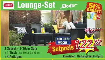 Wiglo Wunderland Keter Lounge Set ,,Elodie" Angebot