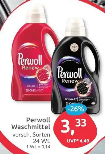 Budni Perwoll Waschmittel 24 WL Angebot