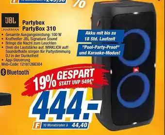 expert Octomedia Jbl partybox 310 Angebot