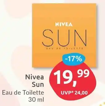 Budni Nivea Sun Eau de Toilette 30 ml Angebot