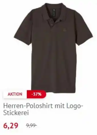 NKD Herren Poloshirt mit Logo Stickerei Angebot