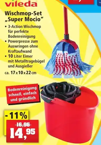 Thomas Philipps Vileda Wischmop Set ,,Super Mocio" Angebot