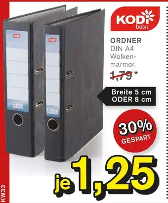 KODi Kodi Basic Ordner DIN A4 Angebot