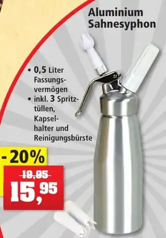 Thomas Philipps Aluminium Sahnesyphon Angebot