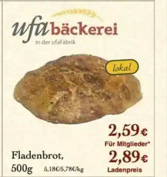 LPG Biomarkt Fladenbrot Angebot