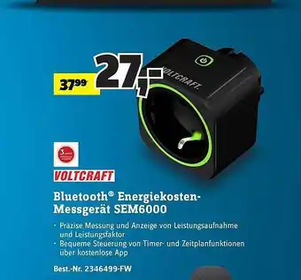 Conrad Voltcraft bluetooth energiekosten messgerät sem6000 Angebot