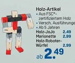 Rossmann Holz-artikel Angebot