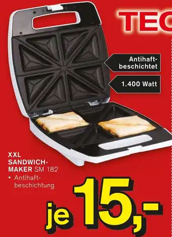 KODi TecTro Sandwichmaker | SM182 Angebot