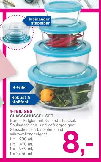 KODi Glasschussel-Set 4st Angebot