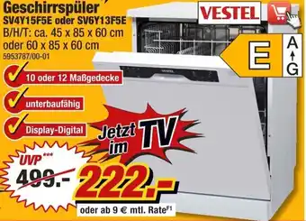 Poco Vestel Geschirrspüler Angebot