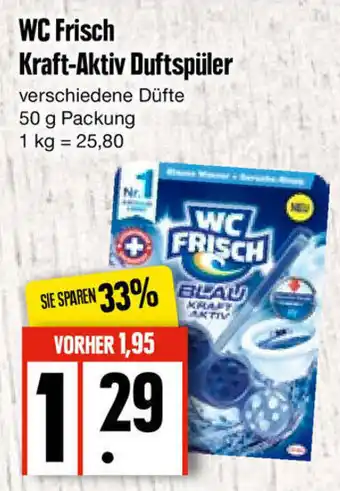 Edeka WC Frisch Kraft Aktiv Duftspüler 50 g Packung Angebot