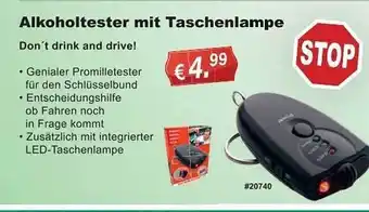 Stabilo Fachmarkt Alkoholtester mit taschenlampe Angebot