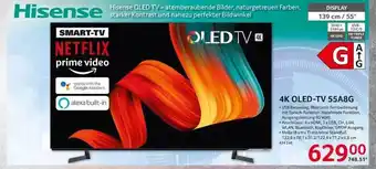 Selgros Hisense 4k led-tv 55a8g Angebot