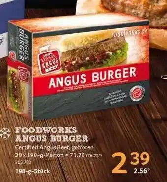 Selgros Foodworks angus burger Angebot