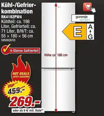 Poco Kühl--gefrierkombination Angebot