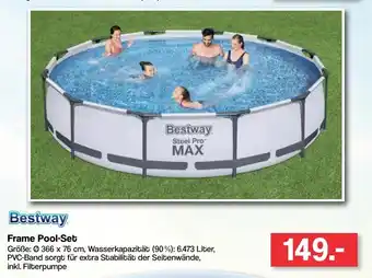 Famila Nord West Bestway Frame Pool Set Angebot