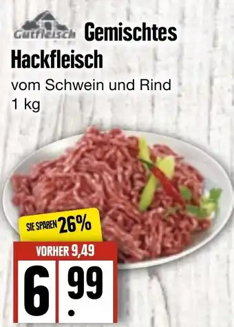 Edeka Frischemarkt Gutfleisch Gemischtes Hackfleisch 1 kg Angebot