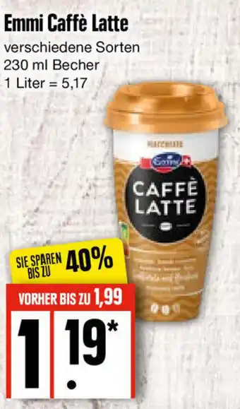 Edeka Emmi Caffè Latte 230 ml Becher Angebot