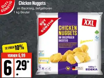 Edeka Gut & Günstig Chicken Nuggets 1 kg Beutel Angebot