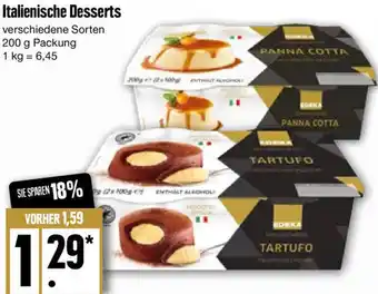 Edeka Edeka Italienische Desserts 200 g Packung Angebot