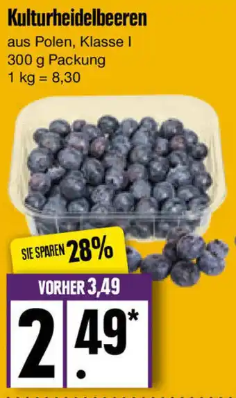 Edeka Kulturheidelbeeren 300 g Packung Angebot