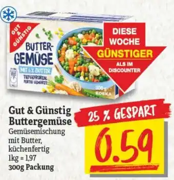 NP Discount Gut & Günstig Buttergemüse 300g Packung Angebot