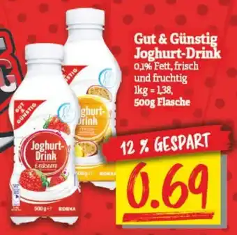 NP Discount Gut & Günstig Joghurt Drink 500g Flasche Angebot