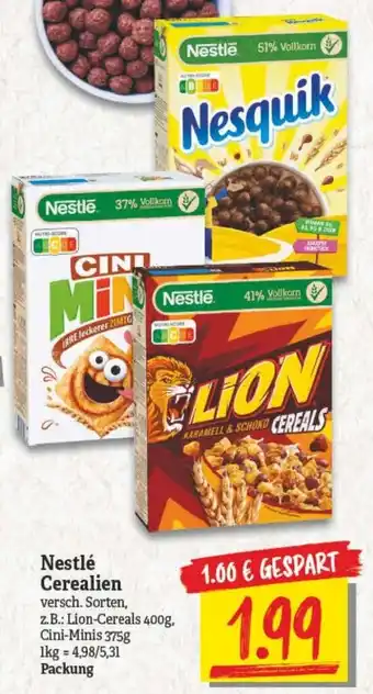 NP Discount Nestlé Cerealien Angebot