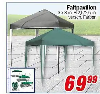 CENTERSHOP Faltpavillon Angebot