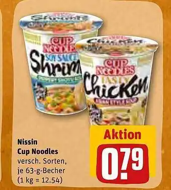 REWE Kaufpark Nissin cup noodles Angebot