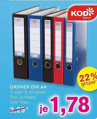 KODi Ordner din a4 Angebot