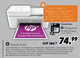 MEDIMAX Hp deskjet 4120e Angebot