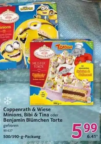 Selgros Coppenrath & wiese minions, bibi & tina oder benjamin blümchen torte Angebot