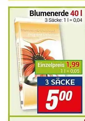 CENTERSHOP Blumenerde 40l Angebot