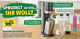 Hagebau Sodastream wassersprudler „duo vorteilspack“ Angebot